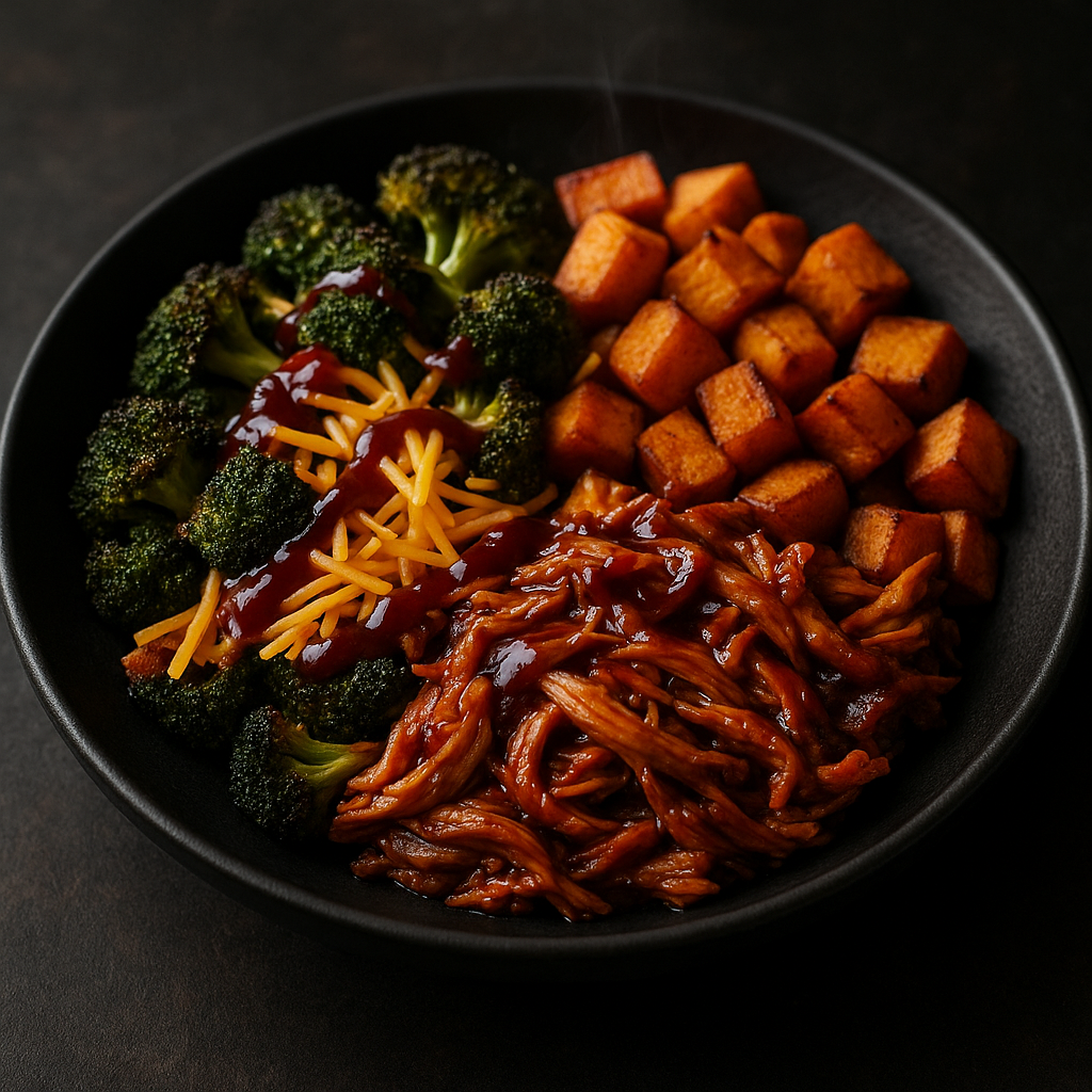 BBQ Chicken Sweet Potato Bowls